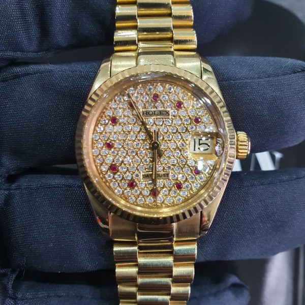 Đồng hồ vàng thụy sĩ Rolex 6827